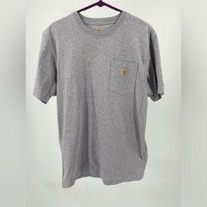 Carhartt pocket‎ T-shirt, gray size Small.  Unisex